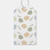 ブルーボーイボーホ恐竜誕生日サンキューユナイテッド ギフトタグ (裏面)