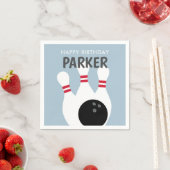 ブルーボーイボーリング誕生会 スタンダードカクテルナプキン (インサイチュ)