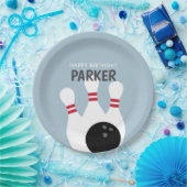 ブルーボーイボーリング誕生会 ペーパープレート (パーティー)