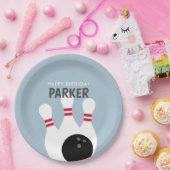 ブルーボーイボーリング誕生会 ペーパープレート (パーティー)