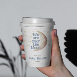 ブルーボーイムーンベビーシャワー 紙コップ