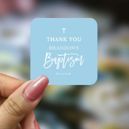 ブルーボーイモダンバプテスマ スクエアシール