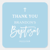 ブルーボーイモダンバプテスマ スクエアシール (正面)