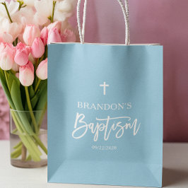 ブルーボーイモダンバプテスマ ミディアムペーパーバッグ