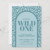 ブルーボーイワイルドワン誕生日パーティー 招待状 (正面)