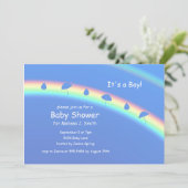 ブルーボーイ傘とドロップ 招待状 (スタンド正面)