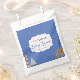 ブルーボーイ航海のベビーシャワー フェイバーバッグ