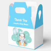 ブルーボーイ赤ちゃんシャワーペンギン動物愛護箱 フェイバーボックス (オープン)