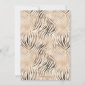 ブルーボーイ2歳の誕生日ワイルドサファリテーマ 招待状 (裏面)