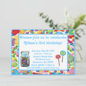 ブルーボーイ キャンディショップ ご招待 招待状 (スタンド正面)