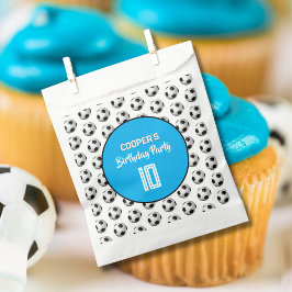 ブルーボーイ サッカー 誕生日パーティー フェイバーバッグ