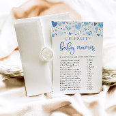 ブルーボーイ ハーツ バレンタイン セレブベイビー ネーム ゲーム 招待状