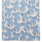 ブルーボーズコケット シャワーカーテン (正面)