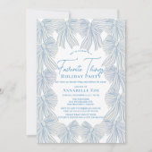 ブルーボーズツお気に入りのクリスマスホリデーパーティー 招待状 (正面)