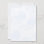 ブルーボーズバルーン誕生日招待状 招待状 (裏面)