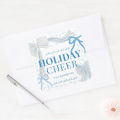 ブルーボーズホリデー応援フォトクリスマス スクエアシール (封筒)