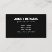 ブルーボートの便利屋 名刺 (裏面)