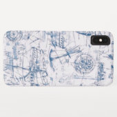 ブルーボートデザイン Case-Mate iPhoneケース (裏面(横))