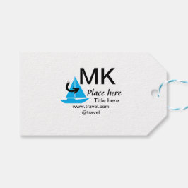 ブルーボート黒矢印トラベルエージェントブログWebサイトt ギフトタグ