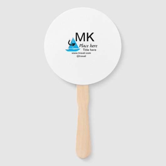 ブルーボート黒矢印トラベルエージェントブログWebサイトt ハンドファン (正面)