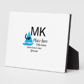 ブルーボート黒矢印トラベルエージェントブログWebサイトt フォトプラーク (側面)