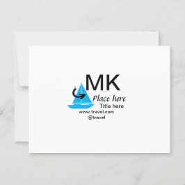 ブルーボート黒矢印トラベルエージェントブログWebサイトt ポストカード