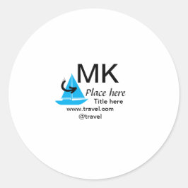 ブルーボート黒矢印トラベルエージェントブログWebサイトt ラウンドシール