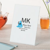 ブルーボート黒矢印トラベルエージェントブログWebサイトt 台座サイン (インサイチュ)