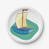 ブルーボート ペーパープレート (正面)