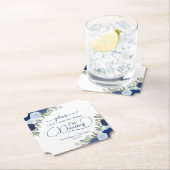 ブルーボーバラは飲み物を飲結婚まない ペーパーコースター (インサイチュ)