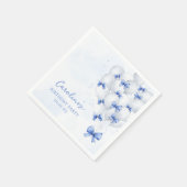 ブルーボーバルーン誕生日ナプキンス スタンダードカクテルナプキン (角)