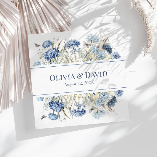 ブルーボーフランスのガーデンフラワーズナ結婚プキンス