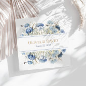 ブルーボーフランスのガーデンフラワーズナ結婚プキンス 縁ありランチョンナプキン