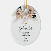 ブルーボーフローラゴッドマザー記念 セラミックオーナメント (右)