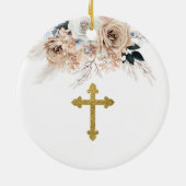 ブルーボーフローラゴッドマザー記念 セラミックオーナメント (裏面)