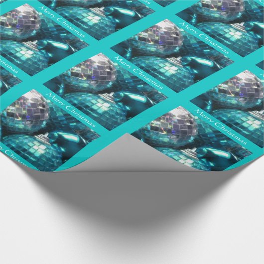 ブルーボーブルズメリークリスマスラッピング紙 ラッピングペーパー (角)