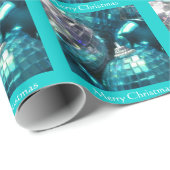 ブルーボーブルズメリークリスマスラッピング紙 ラッピングペーパー (ロールコーナー)