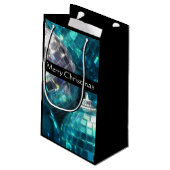 ブルーボーブルズメリークリスマス抱き枕スモールブラック スモールペーパーバッグ (裏面アングル)