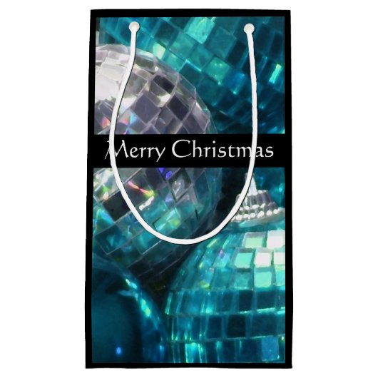 ブルーボーブルズメリークリスマス抱き枕スモールブラック スモールペーパーバッグ (正面)