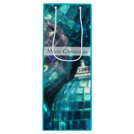 ブルーボーブルズメリークリスマス抱き枕ワイン ワインギフトバッグ (正面)