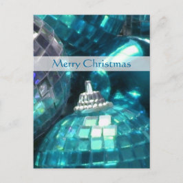 ブルーボーブルズメリークリスマス葉書ポートレート シーズンポストカード