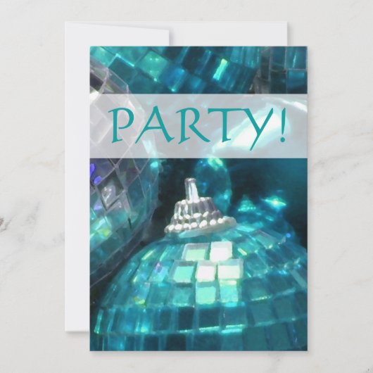 ブルーボーブルパーティー! 招待状 (正面)