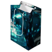 ブルーボーブル抱き枕媒体 ミディアムペーパーバッグ (正面アングル)