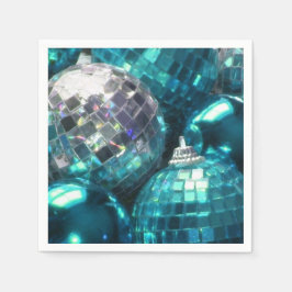 ブルーボーブル紙ナプキンス スタンダードカクテルナプキン