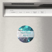 ブルーボーブル詳細「Your Text」マグネット マグネット (インサイチュ (食洗機))