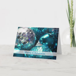 ブルーボーブル「メリークリスマス」ストライプカード シーズンカード