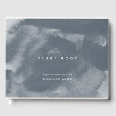 ブルーボーホウォーター結婚カラー ゲストブック (正面)