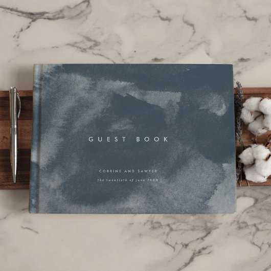 ブルーボーホウォーター結婚カラー ゲストブック
