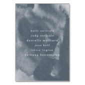 ブルーボーホウォーター色 テーブルナンバー (裏面)