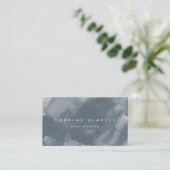 ブルーボーホウォーター色 名刺 (スタンド正面)